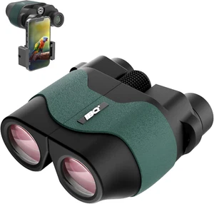 12x30 UHD Compact Binoculars for Adults High Powered with Phone Adapter - Large - Picture 1 of 9
