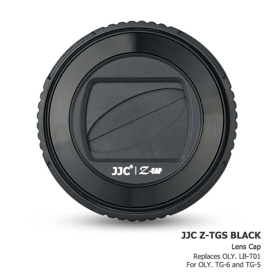 Rotates Black Lens Cap for Olympus TG-7 TG-6 TG-5 TG6 TG5 Replace Olympus LB-T01