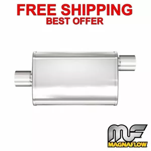 MagnaFlow XL - 3 Chamber Stainless Steel Turbo Muffler - 2.5" C/O -13216 - Picture 1 of 5