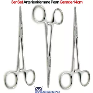 Arterienklemme Pean Zange Zahnchirurgie OP Raum Klemme Gefäßklemme Hämostatika - Bild 1 von 4