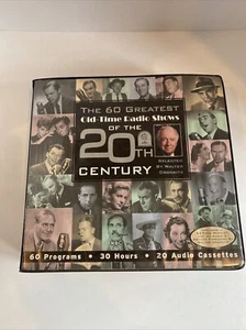 The 60 Greatest Old Time Radio Shows of 20th Century Walter Cronkite Cassettes - Picture 1 of 8