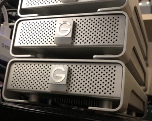 Set of 2 G-Technology G-DRIVE External Hard Drive 2x 2TB USB 3.0/FireWire800 - Picture 1 of 9