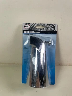Danco 88052 Tub Spout w/ Diverter in Chrome Finish Fits Threaded 1/2" IPS - Image 1 of 4