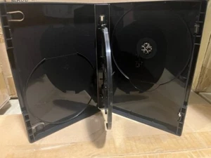 3 PCS New Top Quality Rare 22mm VIVA Glossy Black Triple 3-DVD Cases - Picture 1 of 1