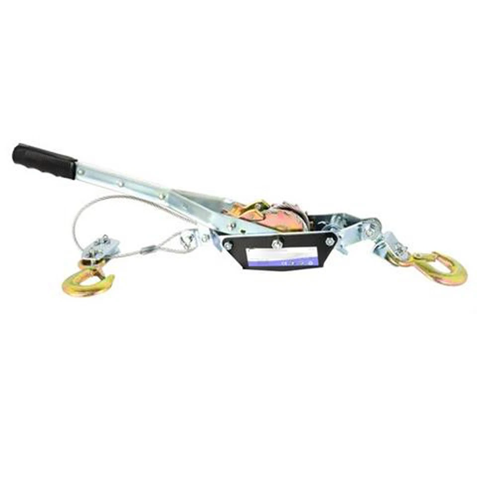 Paranco Verricello Argano Manuale Gancio Traino 2T 2000KG Fune Cavo Acciaio - Immagine 1 di 4