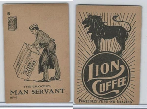 K37 Lion Coffee, Farming Subjects, 1910, HF-6 Grocer's Man Servant - Picture 1 of 1