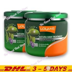Lolane Natura Dry & Damage Care Treatment Jojoba Oil & Silk Protein 500g x2 PCs - Picture 1 of 4