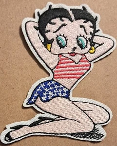 Betty Boop embroidered Iron on patch - Picture 1 of 2