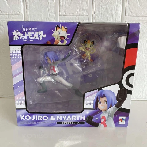 MEGAHOUSE G.E.M series Pokemon Team Rocket Kojiro Meowth Figure Statue japan Cover