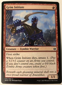 MTG Grim Initiate War of the Spark 130/264 Regular Common - Picture 1 of 1