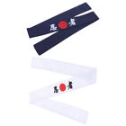  2 Pcs Cotton Ninja Print Headband Man Neckties for Men Sport
