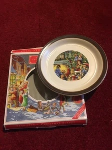 Vintage Retro christmas  Doverstone Staffordshire England "Heather" Plate  - Picture 1 of 2