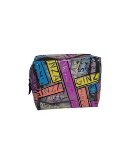 Shiseido Ginza Tokyo Zipper Travel Cosmetic Makeup Case Bag Clear w/ Multicolor - Picture 1 of 6