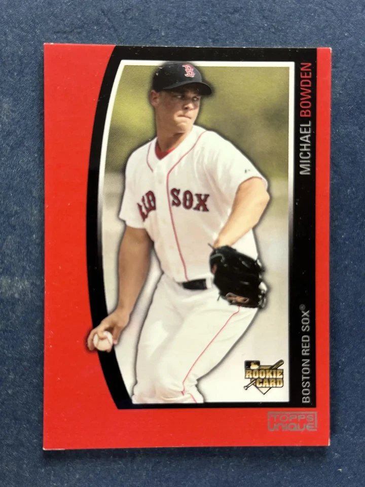 2009 Topps Unique Red #156 Michael Bowden Boston Red Sox /1199 - Image 1 of 2