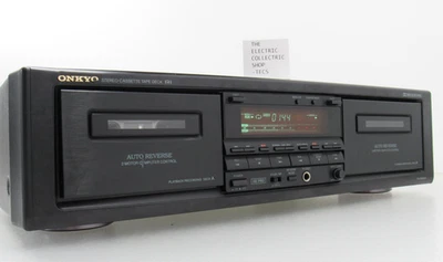 Reproductor de cinta de casete Onkyo grabadora TA-RW414 doble cubierta Foto 1 de 4