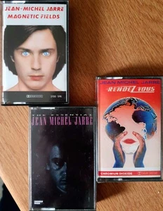 3 x JEAN MICHEL JARRE UK Issue Cassette Albums ☆Job Lot/Bundle - All Pictured!☆ - Picture 1 of 4
