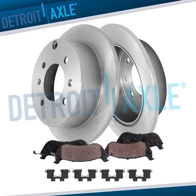 Rear Brake Rotors Brake Pads for 1999 - 2005 Hyundai Sonata Kia Optima Magentis - Image 1 of 4