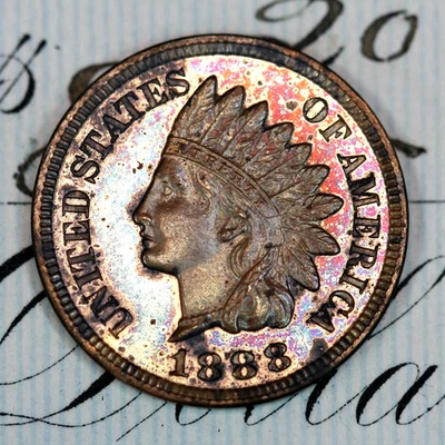 * 1888 * PRISTINE++ GEM PROOF INDIAN HEAD PENNY * FROM ORIGINAL COLLECTION - Image 1 of 3