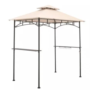 Replacement Canopy for Garden Winds Heathermoore 8 ft x 5 ft Grill Gazebo, Beige - Picture 1 of 3