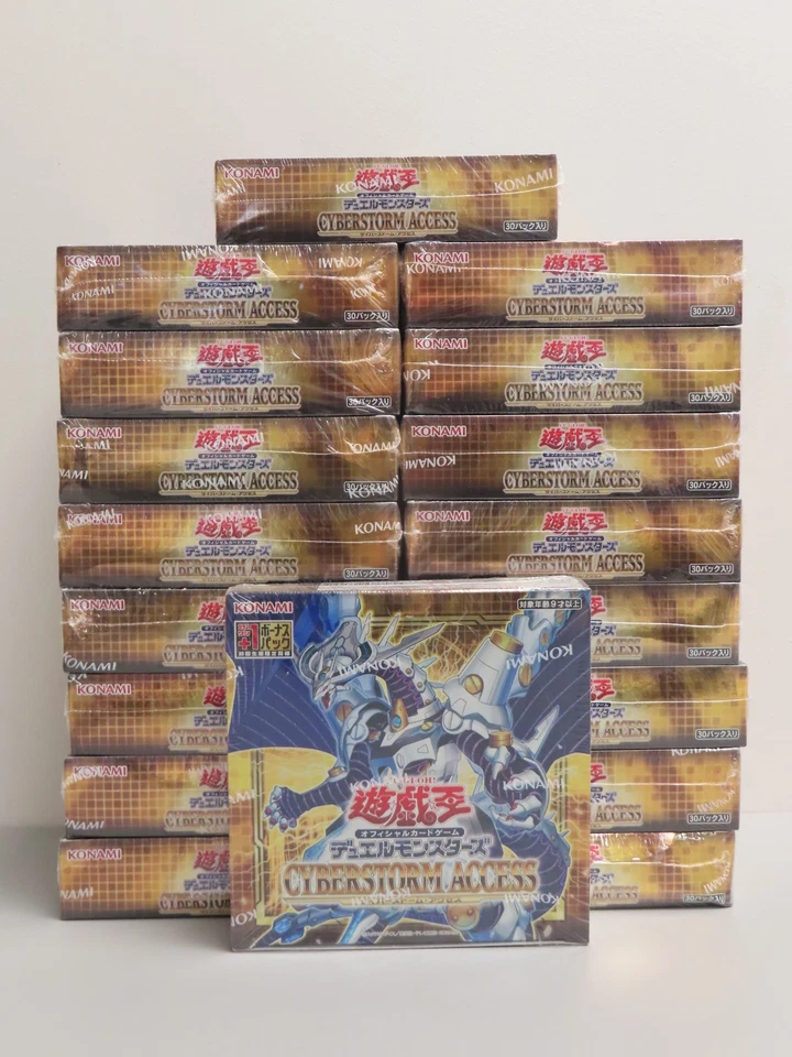(18) Lot 2023 Yu-Gi-Oh! Japanese Cyberstorm Access Factory Sealed Booster Box - Image 1 of 1