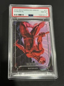2024 Marvel Masterpieces Nahuel Grego - #71 DAREDEVIL /999 PSA 8 - Bild 1 von 2
