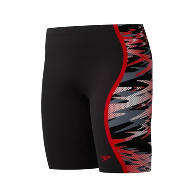 SPEEDO BOYS JAMMERS.NEW HYPERBOOM SPLICE BLACK ENDURANCE+ SWIM SHORTS TRUNKS S26 - image 1 of 4
