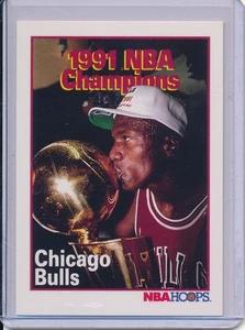 1991-92 NBA Hoops - Michael Jordan #543 - 1991 NBA Champions - Picture 1 of 1