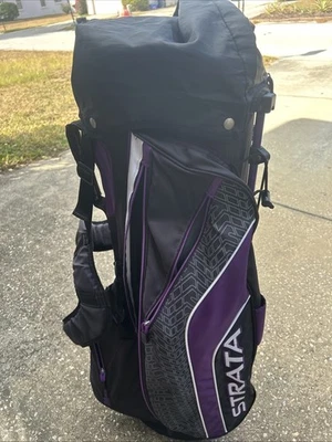 Bolsa de golf Callaway Strata para mujer 7 divisores 5 bolsillos con cremallera 35 pulgadas 12 pulgadas 8 pulgadas... Foto 1 de 4