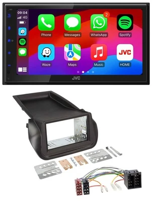 JVC Bluetooth 2DIN MP3 DAB USB Autoradio für Citroen Nemo Fiat Fiorino Peugeot B - Bild 1 von 4