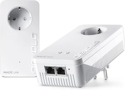 devolo Magic 2 WiFi 6 Starter Kit,WLAN Powerline Adapter -bis zu 2.400 Mbit/sNEU - Bild 1 von 2
