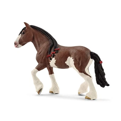 SCHLEICH 13809 Clydesdale Stute, für Kinder ab 3+ Jahren, Farm World - Spielfigu - Imagen 1 de 4