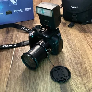 Vintage Canon Digitalkamera Full HD PowerShot 20x Zoom Zubehör funktionstüchtig - Bild 1 von 23