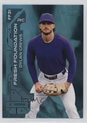 2023 Skybox Metal Universe Champions Fresh Foundation Aqua Dylan Crews #FF31 - Image 1 of 2