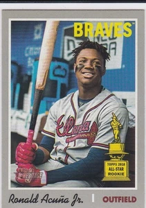 RONALD ACUNA JR. Topps Heritage ALL-STAR ROOKIE CARD Atlanta Braves Baseball MLB - Picture 1 of 2