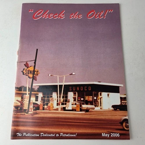Revista de gasolina original para letreros de porcelana letrero de león ¡Anuncio de gasolinera Sunoco! Foto 1 de 4