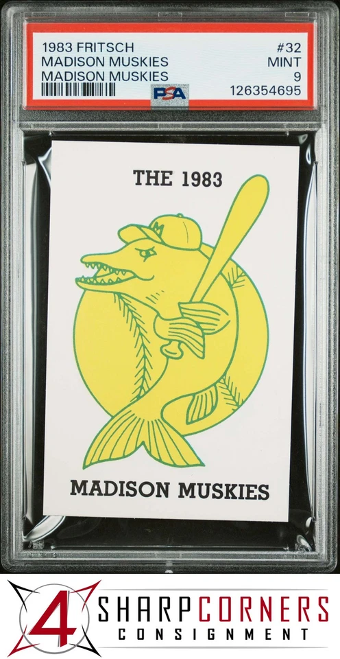 1983 FRITSCH MADISON MUSKIES #32 POP 1 PSA 9 - Image 1 of 4