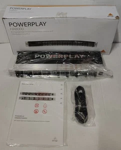 POWERPLAY HA8000 8 Channel High-Power Headphones Mixing & Distribution Amplifier - Picture 1 of 10