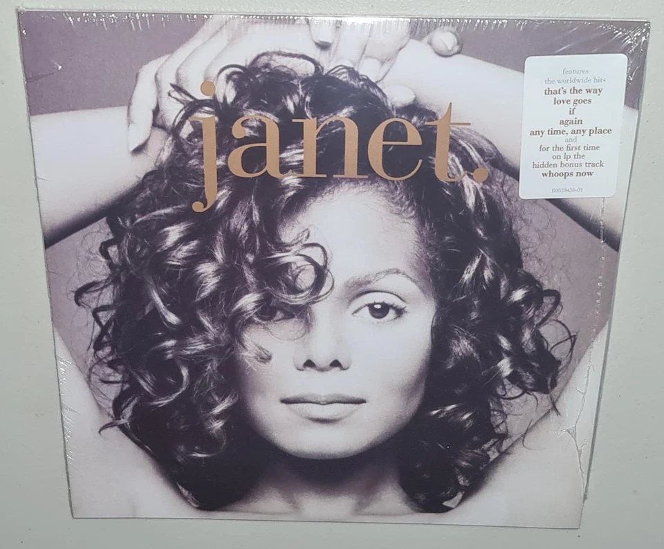 JANET JACKSON janet. (2019 REISSUE) BRAND NEW SEALED BLACK VINYL LP PRESSING - Image 1 of 1