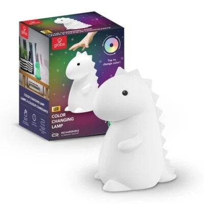 Tommy Dino Dinosaur Color Changing Lamp LED Night Light TIK TOK IN HAND - Image 1 of 3
