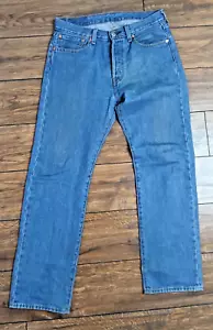 Levis 501 Button Fly Classic Straight 31 x 30 - Picture 1 of 6