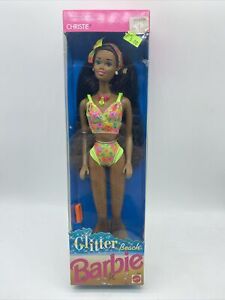 Vintage 1992 Barbie Glitter Beach Christie Doll 4907 NRFB