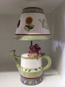Teiera Homco da interno casa portacandele pastelli design insetti floreali - Foto 1 di 11