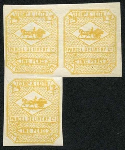 Circular Delivery SGCD18 Edinburgh and Leith 2d yellow mint block - Picture 1 of 1