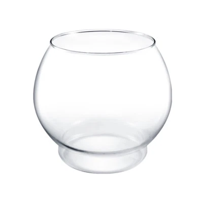 WAVE POINT GoldFish Betta Round Bowl Tank Container Water Glass Tank Aquarium 1/2, 1 Gallon