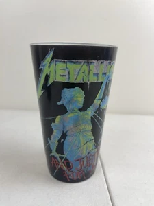 Metallica Blackened Justice For All Glass Cups 16 Oz 2017 - Picture 1 of 4