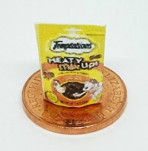 Dolls House Cat Food Treats Pet Accessory 1:12 Scale Empty Packet DS12 tumdee - Picture 1 of 6