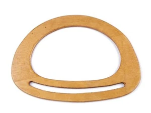 2 Stück Taschengriffe Holz halbrund Holzgriffe - Bild 1 von 1