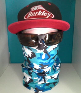 facesock bandana Blue Camo ,fishing,motorcycle,skimask,hiking,hunting face cover - Picture 1 of 5