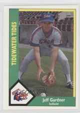 1990 CMC AAA Tidewater Tides Green Backs Jeff Gardner #16