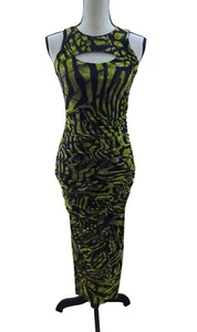 Abito FUZZI By Jean Paul Gaultier maglia maxi increspato 2XS vintage anni 90 grunge retrò - Foto 1 di 4